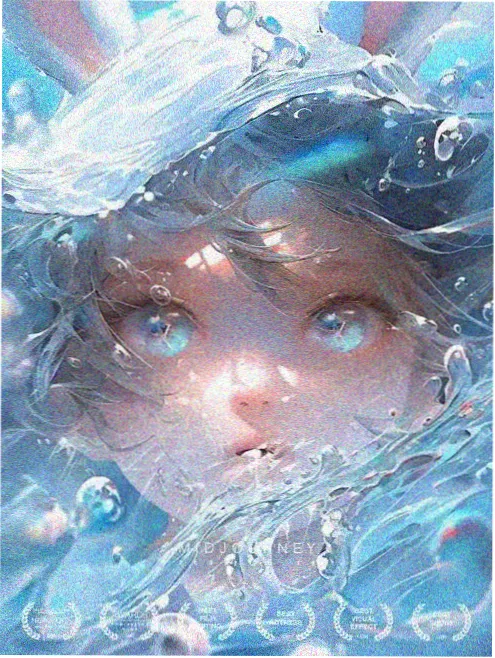 文艺剧情电影一千零一夜的海海报